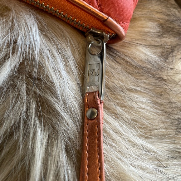 Marc Jacobs The Quilted Softshot Standard Continental Wallet Orange & Rose Gold - Picture 8 of 9